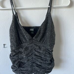 Wild Fable Black Glitter Camisole